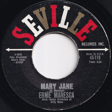 Load image into Gallery viewer, Ernie Maresca - Down On The Beach / Mary Jane (7 inch Record / Used)