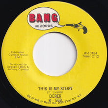 画像をギャラリービューアに読み込む, Derek - Cinnamon / This Is My Story (7 inch Record / Used)