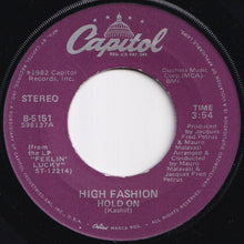 画像をギャラリービューアに読み込む, High Fashion - Hold On / Have You Heard The News (7 inch Record / Used)