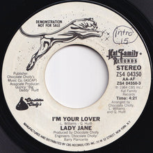 画像をギャラリービューアに読み込む, Lady Jane - I'm Your Lover / I'm Your Lover (7 inch Record / Used)