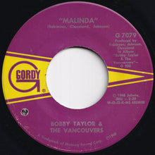 画像をギャラリービューアに読み込む, Bobby Taylor & The Vancouvers - Malinda / It's Growing (7 inch Record / Used)