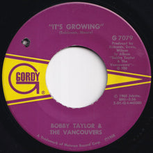 画像をギャラリービューアに読み込む, Bobby Taylor & The Vancouvers - Malinda / It's Growing (7 inch Record / Used)