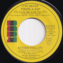 画像をギャラリービューアに読み込む, Esther Phillips - I've Never Found A Man / Cherry Red (7 inch Record / Used)