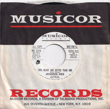 画像をギャラリービューアに読み込む, Jeannie Dee - Three Fools In Love / Two Heads Are Better Than One (7 inch Record / Used)