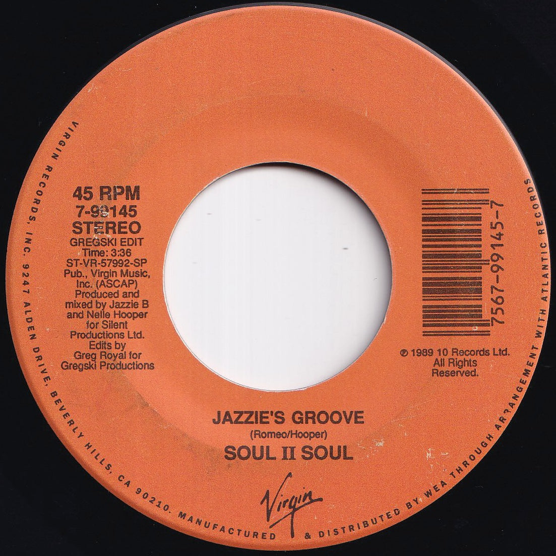 Soul II Soul - Jazzie's Groove (Jazzie's 7