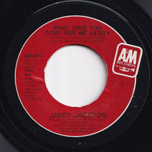 画像をギャラリービューアに読み込む, Janet Jackson - What Have You Done For Me Lately / He Doesn't Even Know I'm Alive (7 inch Record / Used)