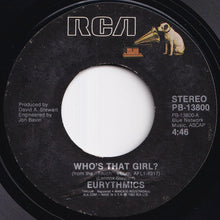 画像をギャラリービューアに読み込む, Eurythmics - Who's That Girl? / Aqua (7 inch Record / Used)
