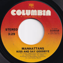 画像をギャラリービューアに読み込む, Manhattans - Kiss And Say Goodbye / Wonderful World Of Love (7 inch Record / Used)