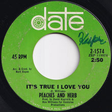 Load image into Gallery viewer, Peaches And Herb - Love Is Strange / It's True I Love You (7 inch Record / Used)
