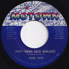 Load image into Gallery viewer, Four Tops - What Is A Man / Don't Bring Back Memories (7 inch Record / Used)