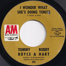 Load image into Gallery viewer, Tommy Boyce & Bobby Hart - I Wonder What She's Doing Tonite / The Ambushers (7 inch Record / Used)