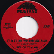 Load image into Gallery viewer, Felice Taylor - It May Be Winter Outside (But In My Heart It's Spring) / Winter Again (7 inch Record / Used)
