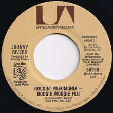 画像をギャラリービューアに読み込む, Johnny Rivers - Rockin' Pneumonia - Boogie Woogie Flu / Come Home America (7 inch Record / Used)