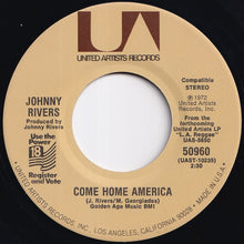 画像をギャラリービューアに読み込む, Johnny Rivers - Rockin' Pneumonia - Boogie Woogie Flu / Come Home America (7 inch Record / Used)