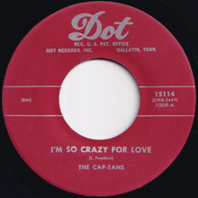 画像をギャラリービューアに読み込む, Cap-Tans - With All My Love / I'm So Crazy For Love (7 inch Record / Used)