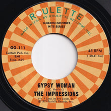 画像をギャラリービューアに読み込む, Impressions - Gypsy Woman / It's All Right (7 inch Record / Used)