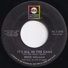 画像をギャラリービューアに読み込む, Eddie Holman - Hey There Lonely Girl / It's All In The Game (7 inch Record / Used)