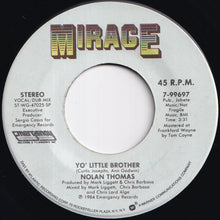 Load image into Gallery viewer, Nolan Thomas - Yo' Little Brother / (Dub Mix) (7 inch Record / Used)