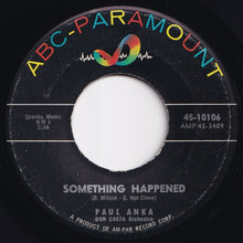 画像をギャラリービューアに読み込む, Paul Anka - My Home Town / Something Happened (7 inch Record / Used)