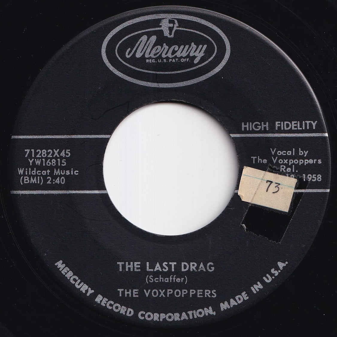 Voxpoppers - Wishing For Your Love / The Last Drag (7 inch Record