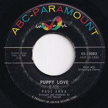 画像をギャラリービューアに読み込む, Paul Anka - Puppy Love / Adam And Eve (7 inch Record / Used)