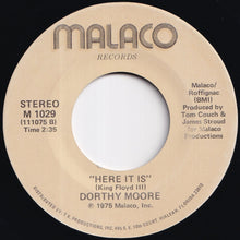 画像をギャラリービューアに読み込む, Dorothy Moore - Misty Blue / Here It Is (7 inch Record / Used)