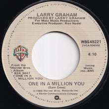 画像をギャラリービューアに読み込む, Larry Graham - One In A Million You / The Entertainer (7 inch Record / Used)
