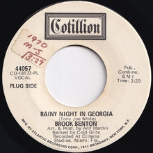 Load image into Gallery viewer, Brook Benton - Rainy Night In Georgia / Where Do I Go From Here (7 inch Record / Used)