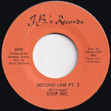 画像をギャラリービューアに読み込む, Stop Inc. - Second Line Pt. 1 / Pt. 2 (7 inch Record / Used)