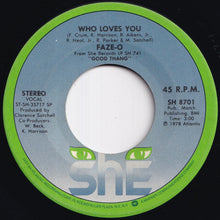 画像をギャラリービューアに読み込む, Faze-O - Good Thang / Who Loves You (7 inch Record / Used)