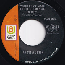 Load image into Gallery viewer, Patti Austin - Your Love Made The Difference In Me / It's Easier To Laugh Than Cry (7 inch Record / Used)