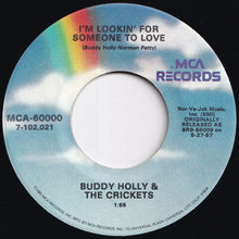 画像をギャラリービューアに読み込む, Buddy Holly, Crickets - That'll Be The Day / I'm Lookin' For Someone To Love (7 inch Record / Used)