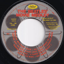 画像をギャラリービューアに読み込む, Beatles - The Beatles' Movie Medley / I'm Happy Just To Dance With You (7 inch Record / Used)