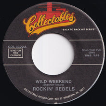 画像をギャラリービューアに読み込む, Rockin' Rebels / Santo & Johnny - Wild Weekend / Teardrop (7 inch Record / Used)
