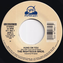画像をギャラリービューアに読み込む, Righteous Bros. - Unchained Melody / Hung On You (7 inch Record / Used)