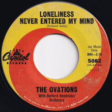 画像をギャラリービューアに読み込む, Ovations - I Don't Wanna Cry / Loneliness Never Entered My Mind (7 inch Record / Used)