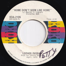 画像をギャラリービューアに読み込む, Luther Ingram - Ain't That Loving You (For More Reasons Than One) / Home Don't Seem Like Home (7 inch Record / Used)