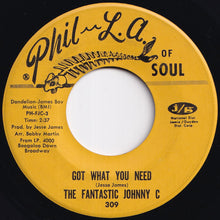 画像をギャラリービューアに読み込む, Fantastic Johnny C - Got What You Need / New Love (7 inch Record / Used)
