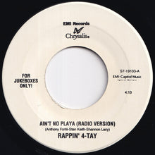 画像をギャラリービューアに読み込む, Rappin' 4-Tay - Ain't No Playa (Radio Version) / Off Parole (7 inch Record / Used)
