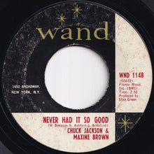 画像をギャラリービューアに読み込む, Chuck Jackson & Maxine Brown - Hold On I'm Coming / Never Had It So Good (7 inch Record / Used)