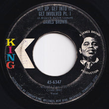 画像をギャラリービューアに読み込む, James Brown - Get Up, Get Into It, Get Involved (Part 1) / (Part 2) (7 inch Record / Used)