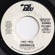 画像をギャラリービューアに読み込む, Cherrelle - Like I Will (Tokyo Mix) / Like I Will (7 inch Record / Used)