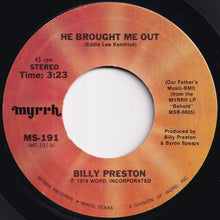 画像をギャラリービューアに読み込む, Billy Preston - I'm Giving My Life To Christ / He Brought Me Out (7 inch Record / Used)