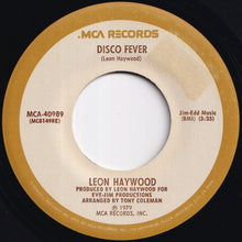 画像をギャラリービューアに読み込む, Leon Haywood - Disco Fever / Self Respect (7 inch Record / Used)