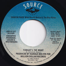画像をギャラリービューアに読み込む, Sharon Paige With Harold Melvin And The Blue Notes - Tonight's The Night / Your Love Is Taking Me On A Journey (7 inch Record / Used)