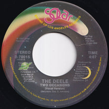 画像をギャラリービューアに読み込む, Deele - Two Occasions / (Instrumental) (7 inch Record / Used)