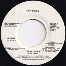 画像をギャラリービューアに読み込む, Rick James - Teardrops / Teardrops (7 inch Record / Used)