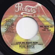 画像をギャラリービューアに読み込む, Rose Royce - Love Me Right Now / (Instrumental) (7 inch Record / Used)