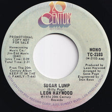 画像をギャラリービューアに読み込む, Leon Haywood - Sugar Lump (Stereo) / (Mono) (7 inch Record / Used)