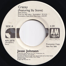 画像をギャラリービューアに読み込む, Jesse Johnson Featuring Sly Stone - Crazay / Crazay (7 inch Record / Used)